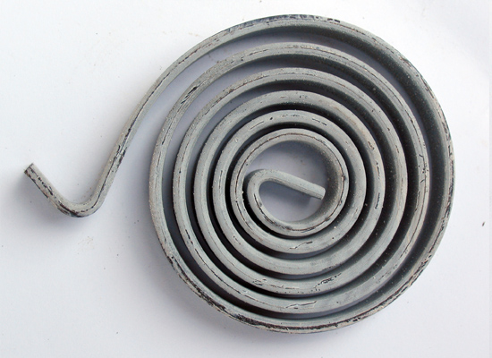 scroll spring steel wire